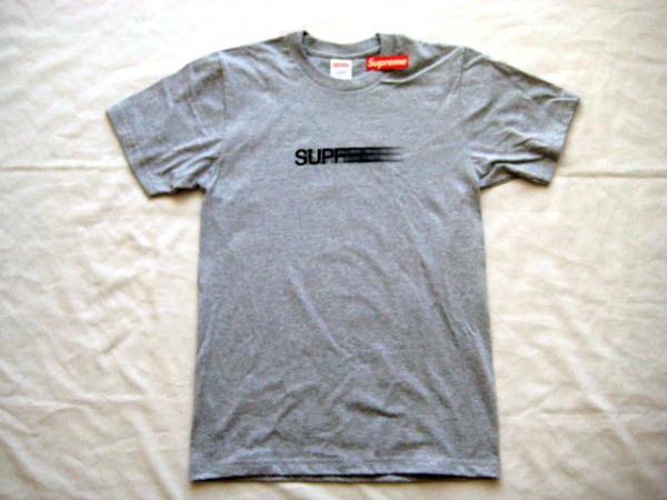 Lサイズ！16 Supreme Motion Logo TeeモーションロゴTシャツGrey