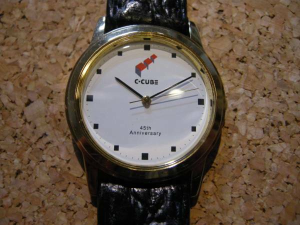 ③４５周年記念　C-CUBE オリジナル腕時計