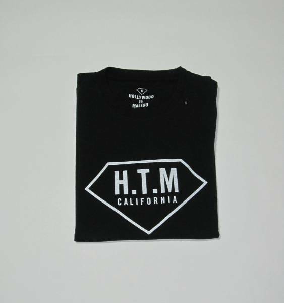 RHC ロンハーマン HOLLYWOOD TO MALIBU Tシャツ 黒 S 新品