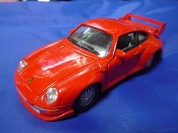 ホンウェル ミニカー 真っ赤なポルシェ 911GT 美品