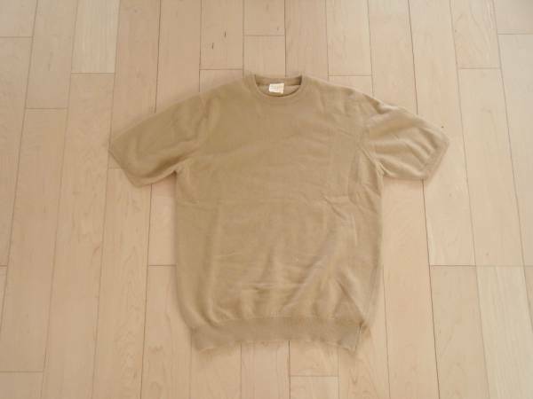 MADE IN SCOTLAND barrie 100% CASHMERE KNIT CAMEL カシミア