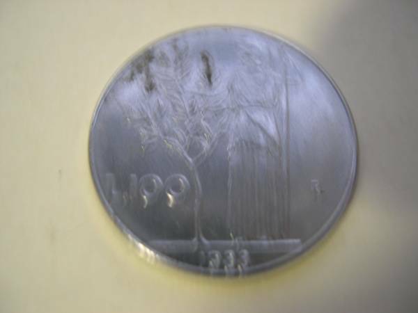 【硬貨】イタリア／100リラ コイン／1988年