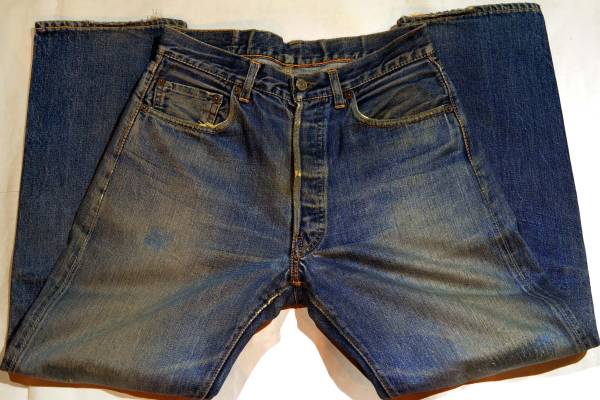 f402/LEVIS501XXヴィンテージオリジナル色落ち抜群ループズレ