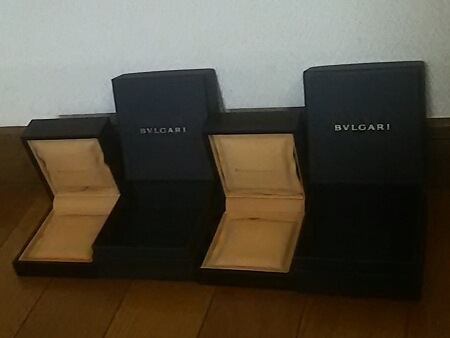 正規品 安値 良品 BVLGARI ブルガリ ジュエリー アクセサリー ケース×2 おまけ 空 箱×2 ※画像3枚
