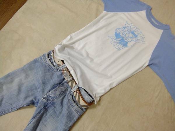 SOFFE SHIRTS 七分袖 シャツ　サイズM　大きめ　画像8枚あり！