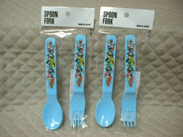 ★ ゴーカイジャー ★ ４点セット ★ スプーン ＆ フォーク ★ 新品 即決 ★