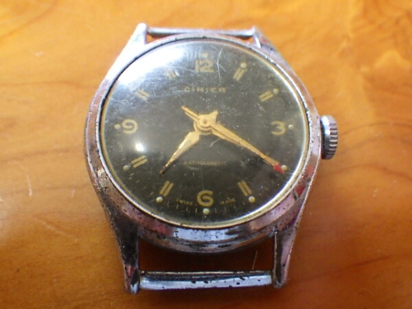 ヴィンテージ レア物 アンティーク CIMIER (シミエール) 手巻 センターセコンド 腕時計