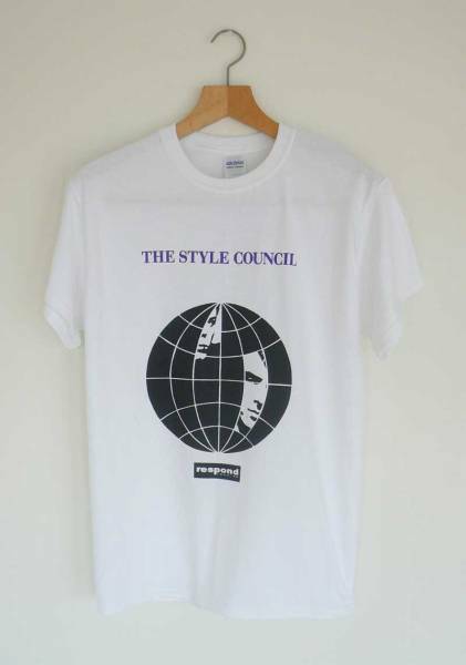 【新品】 Style Council Tシャツ M Paul Weller モッズ Mods ギターポップ ネオアコ サバービア シルクスクリーンプリント