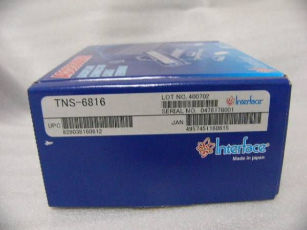 ★新品 Interface TNS-6816 垂直68ピン-sub37ピン×2変換端子台