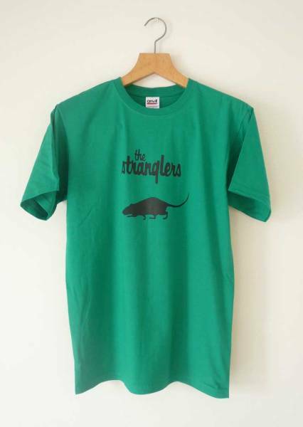 【新品】Stranglers Tシャツ Mサイズ gr Nirvana 甲本ヒロト ギターポップ バンドT シルクスクリーンプリント