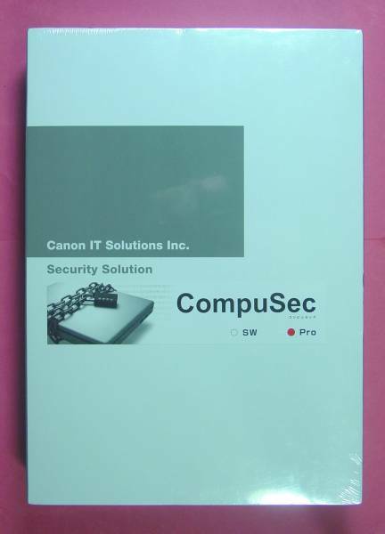 【715】4535946119630 キャノン CompuSec Pro4.3 USBトークン 新品 Canon コンピュセック 認証ソフト パソコン 暗号化 PCロック 個人認証