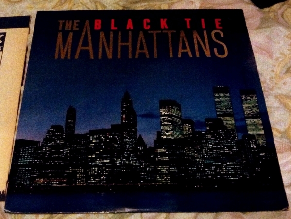 THE MANHATTANS/Black TIE CBS SONY LPレコード