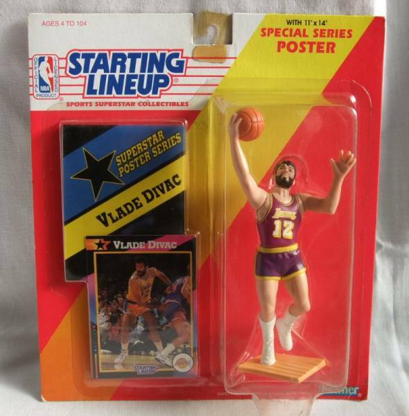 1992年/Starting Lineup NBAバスケット人形 VLADE DIVAC 未開封