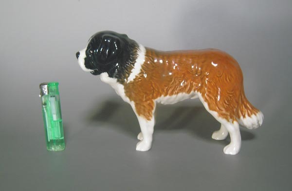 陶器市x Beswick セントバーナード 犬 フィギュリン 置物 動物　ベスウィック