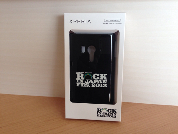★X PERIA ROCK IN JAPAN FES2012 スマートフォンカバー非売品★