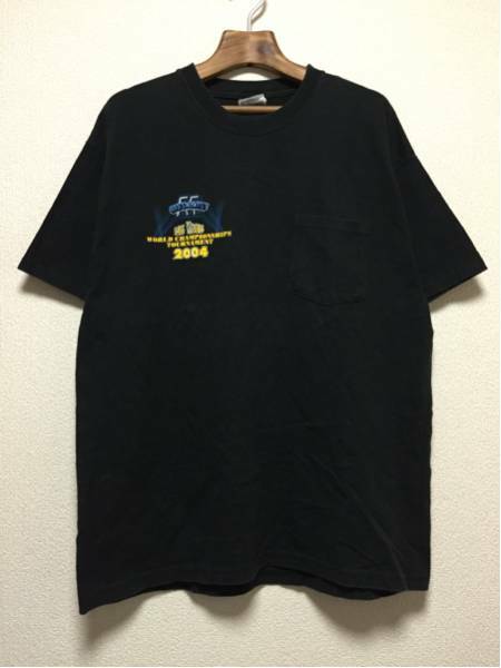 [即決古着]PORT and COMPANY/ポートアンドカンパニー/ポケットTシャツ/半袖/プリント/黒/ブラック/L