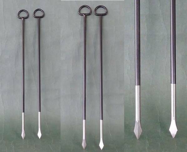 炭割火箸　火箸　２４ｃｍ　鉄製　新品