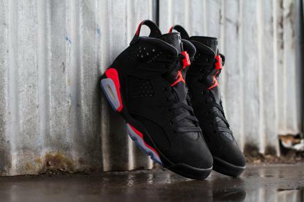 NIKE AIR JORDAN 6 ジョーダン INFRARED PACK インフラレッド 赤 黒 OG jordan6 ジョーダン６RETRO OG BLACK RED 2 7 5 9 