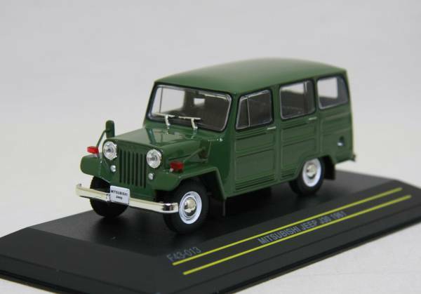 1/43 三菱 Jeep ジープ（J30）ロング モスグリーン 新品 ●