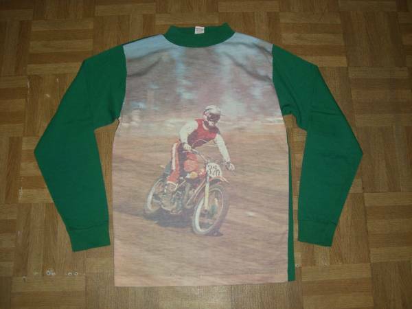 70's モトクロス フォトプリ ビンテージ Tシャツ