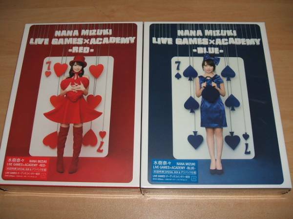 未使用 DVD 水樹奈々 NANA MIZUKI LIVE GAMES×ACADEMY BLUE RED