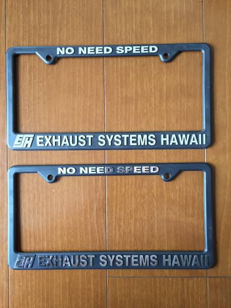 ハワイ EXHAUST SYSTEM HAWAII ナンバーフレーム ライセンスフレーム HILIFE UDOWN IN4MATION 808ALLDAY 808 ALL DAY USDM HDM ②