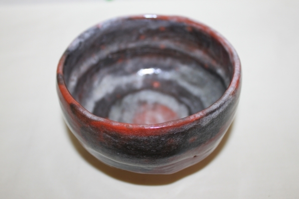 ●京焼 清水焼【松楽】赤楽茶碗 抹茶碗 茶道具 保存箱