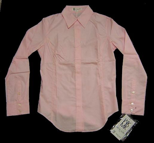 タグ付き・未使用◆ミッシェルクランMK／長袖ブラウスシャツ40号6,900円ピンク