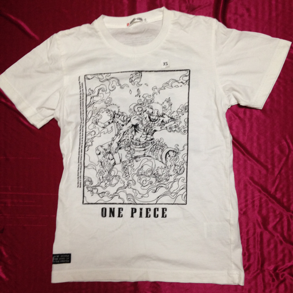 ★【ONE PIECE】Tシャツ UNIQLO エース ルフィ マリンフォード XS ワンピース ユニクロ