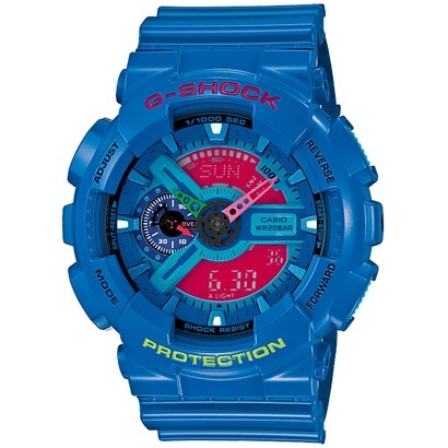 カシオ G-SHOCK GA-110HC-2ADR 海外輸入モデル GA-110HC-2AJF