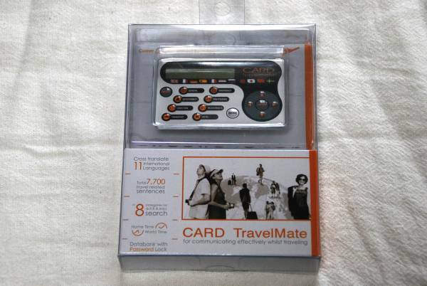 ★　送料無料！　★　カード型翻訳機スマートトラベル　11種類の言語　CARD TravelMate