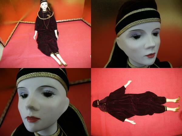 AKａ3700◆隼◆美人　ビスクドール　約　68cm　人形　旧家蔵出骨董初だし