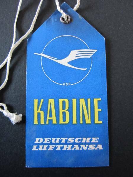 ルフトハンザ・ドイツ航空（東ドイツ）■手荷物タグ■KABINE